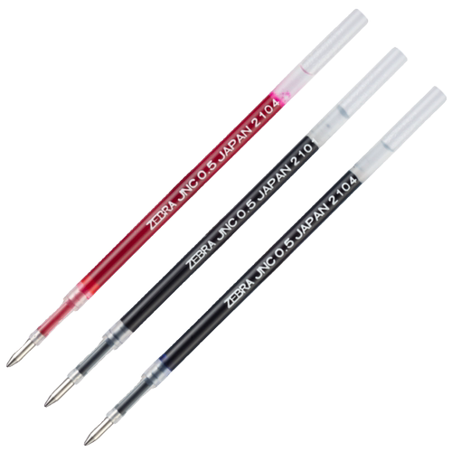日本ZEBRA斑马减震笔芯blen中性笔替换芯JNC-0.5适用JJZ66速干芯 - 图3