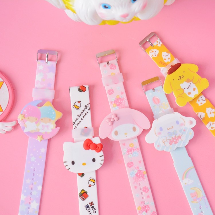 日韩原宿风卡通美乐蒂大耳狗电子表 猫叔少女馆国产腕表