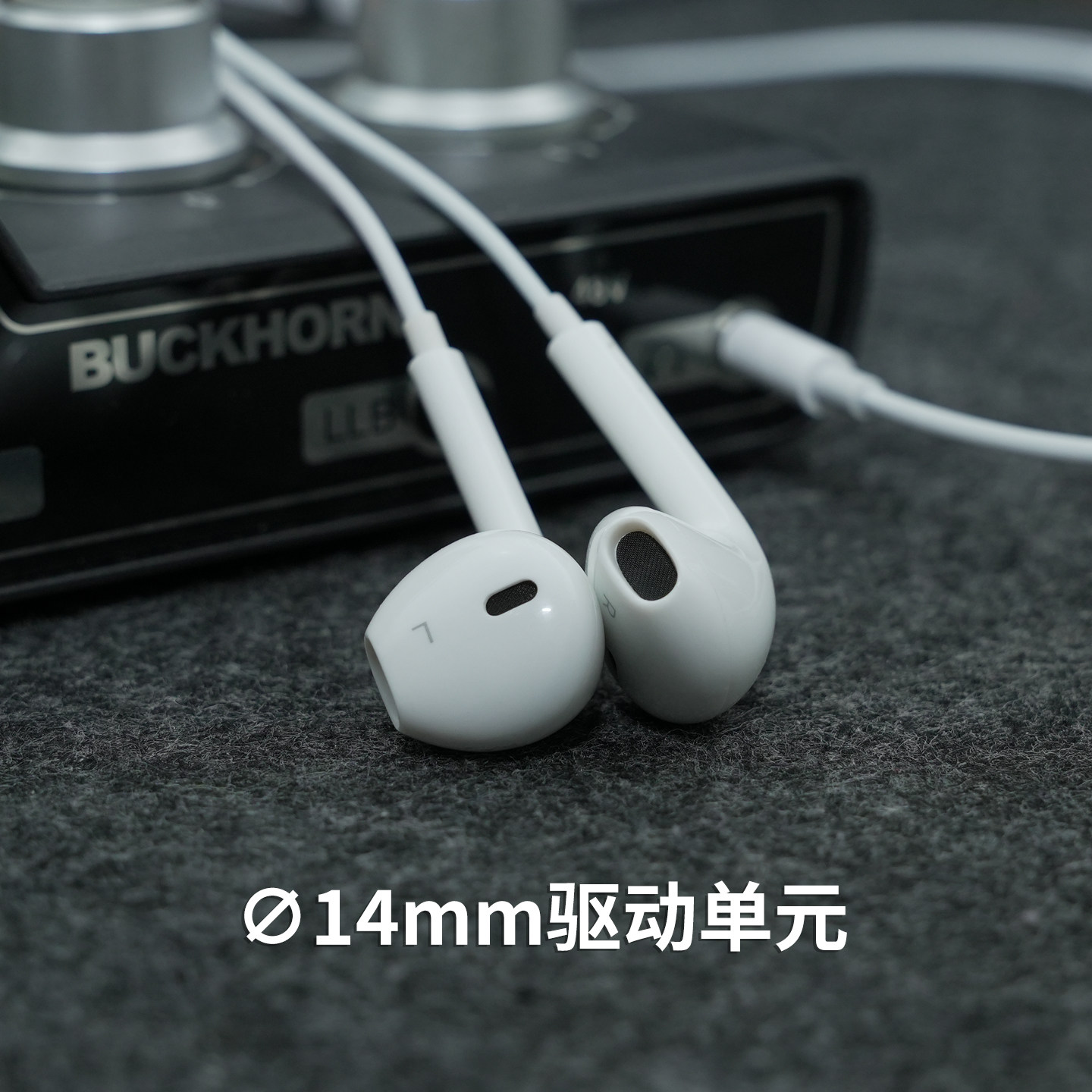 跳羚声卡3m加长线立体声耳返 Buckhorm K1 K2 K4直播监听专用耳机 - 图0