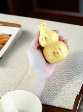 太行崖柏摆设把玩古典客厅葫芦