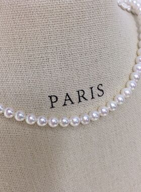 诸暨珍珠高亮简约天然淡水珍珠baby珠链小米珠珍珠项链首饰批发