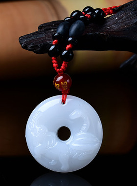 淘运开阁灵蛇进禄和田玉吊坠2026年属牛吉祥佩戴物生肖牛挂件男女