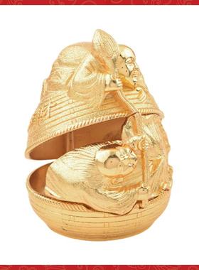 九运大金箩纯琉璃生肖摆件