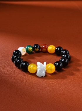 属鼠吉祥佩戴物淘运灵阁五岳四神喜合吉祥宏手链男女2026年生肖鼠