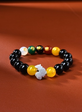 属鸡吉祥佩戴物淘运灵阁五岳四神喜合吉祥宏手链男女2026年生肖鸡