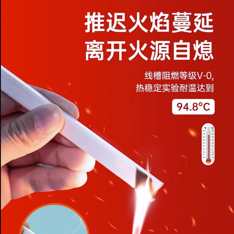 电线整理理线器墙壁网线走线神器自粘电线固定器遮挡藏线装饰美化 - 图2