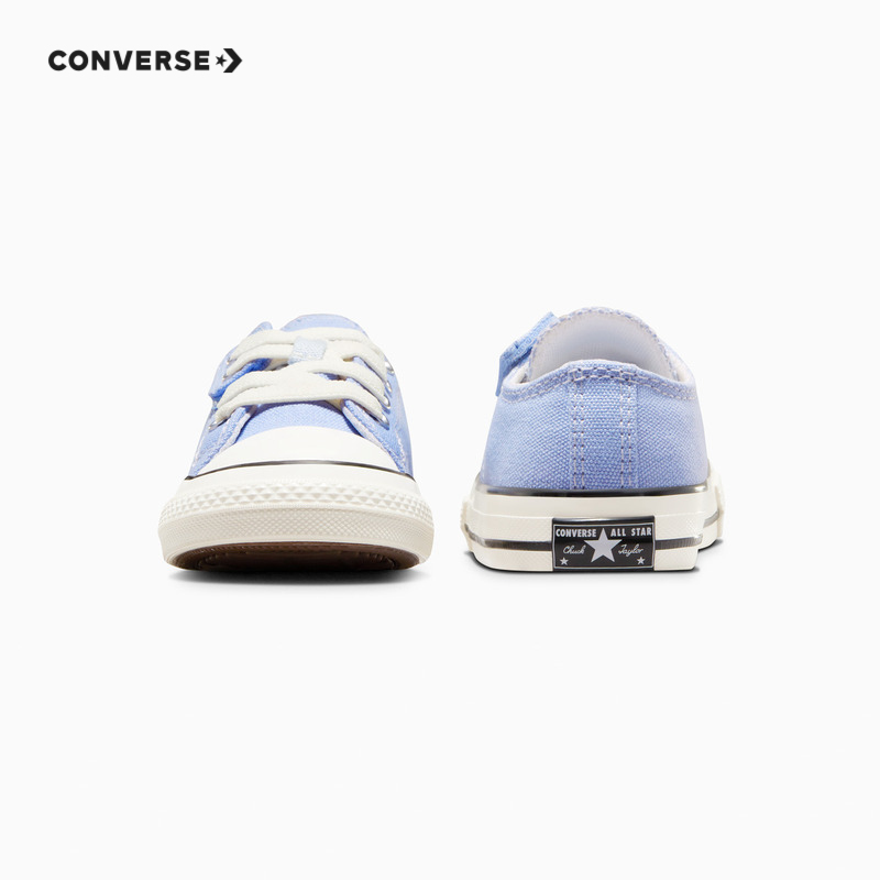 Converse匡威儿童鞋婴童新款男女童魔术贴低帮帆布鞋A06895C-S-33 - 图3