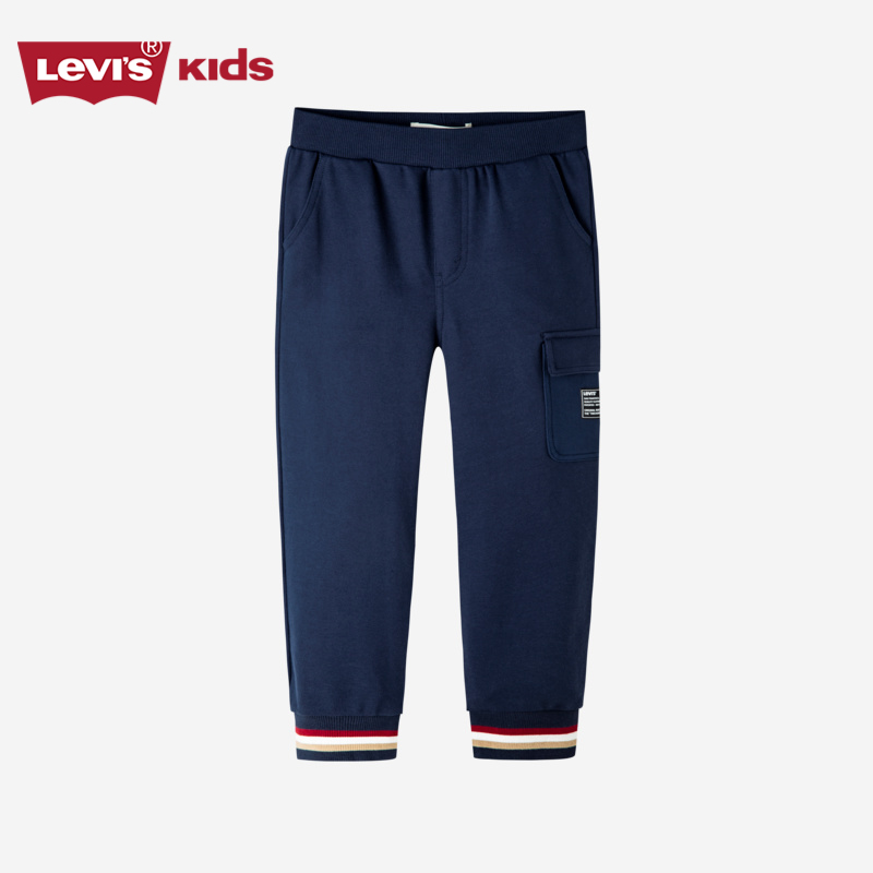 Levi's李维斯童装正品儿童裤子2024年秋季新款男童运动长裤休闲裤 - 图3