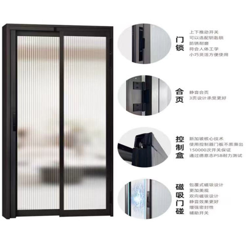 pd门卫生间厨房推拉平开一体门pt浴室趟折门厕所门阳台折叠门定制 - 图2