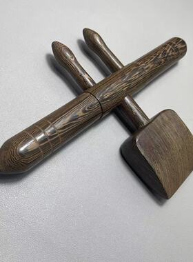 鸡翅木升阳铲擀筋棒背部全身推背按摩工具家用木质刮痧板放松器具