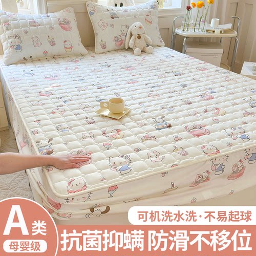 床笠罩床罩2026新款单件席梦思床垫保护罩防尘全包套四季通用床单 - 图2