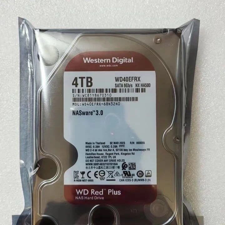 WD西数1TB2T3T4T6TB西部数据机械硬盘红盘Plus监控垂直NAS服务器 - 图2