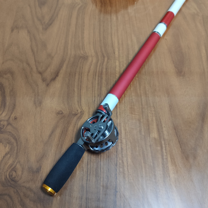 19调6.5h超轻超硬高碳中通竿带轮中通杆套装内走线拍竿海钓梭鱼竿,淘宝优惠券,粉丝福利购,淘宝优惠卷