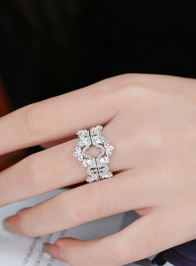 VISING多种戴法高碳钻戒指