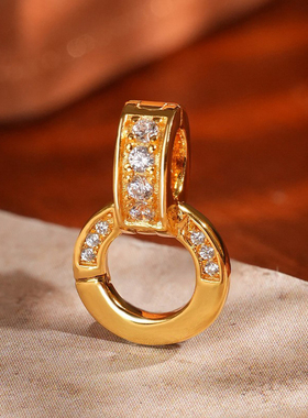 VISING百搭链扣头S925银轻奢气质大方