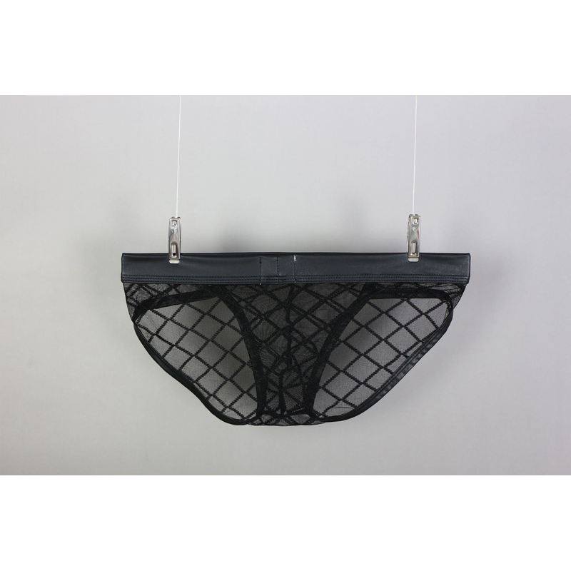 全透明透视JJ网沙大格子男士内裤透明性感三角裤外贸内裤2026,淘宝优惠券,粉丝福利购,淘宝优惠卷