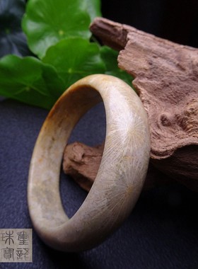 菊花石手镯包邮大尺码贝壳苏俱来黄玉红宝蓝宝565860