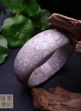 菊花石发晶碧玺贝壳珍珠蜜蜡手镯