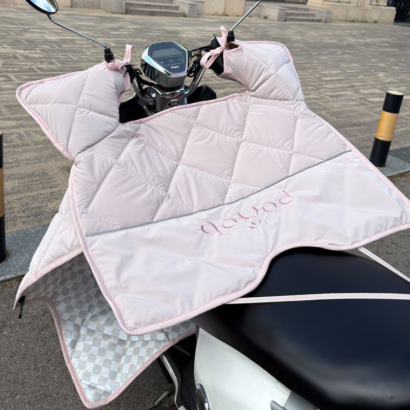 Four Seasons Medium Thick Velvet Electric Vehicle Windshield Quilt Rainproof Summer Thin Sunscreen Windproof Battery Vehicle Motorcycle