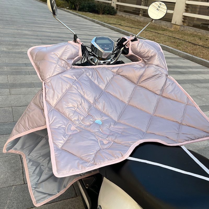 四季中厚电动车挡风被冬季防水夏季防晒遮阳罩电瓶摩托车薄款加绒,淘宝优惠券,粉丝福利购,淘宝优惠卷
