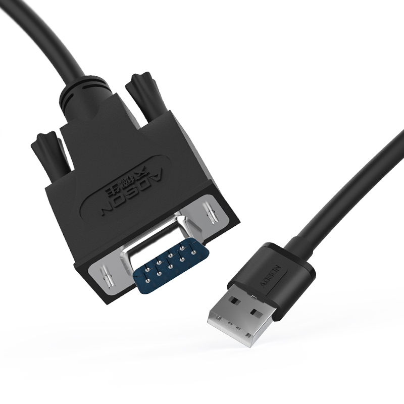 ADSON usb转串口线9针串口RS232 pl2303 usb-232com口 串口数据线 - 图0