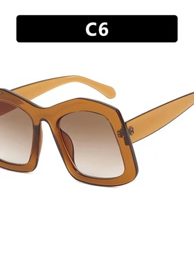 大框简约太阳眼镜个性糖果色