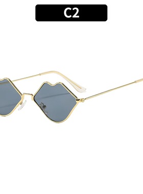 嘴唇造型派对性感走秀太阳眼镜