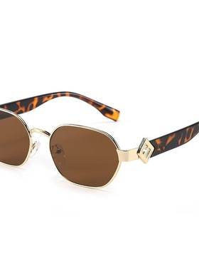 不规则红色太阳眼镜欧美简约大气