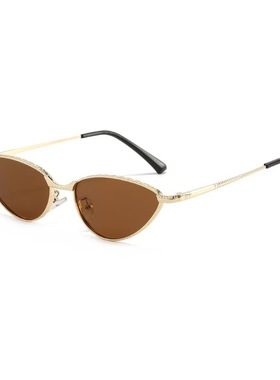 金属猫眼太阳眼镜欧美时尚ins