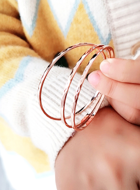 欧美风彩金轻奢不褪色手饰品