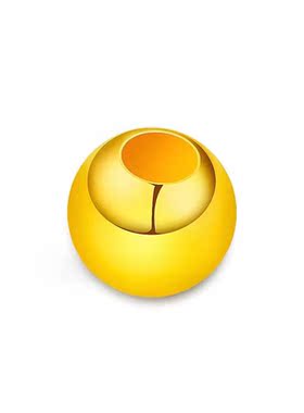 中银鑫行足金999小金珠黄金转运珠手工手链DIY散珠编织百搭送礼