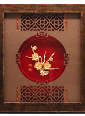 金陵文粹金箔装饰摆件南京特色摆件礼盒中国风摆台商务会议采购