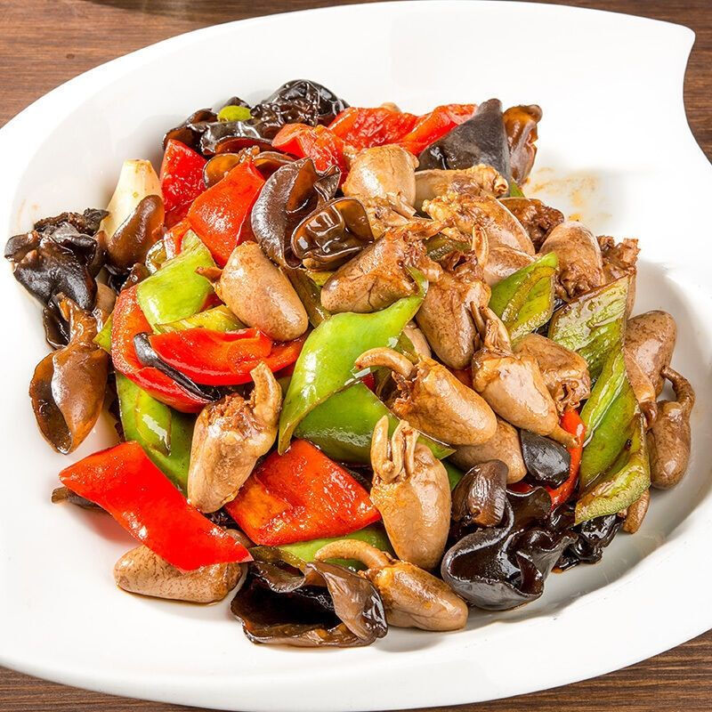 Fresh raw chicken heart 2 pounds 4 pounds chicken offal chicken heart tube frozen fresh wholesale cooked food barbecue braised ingredients