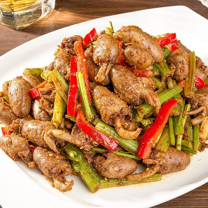 Fresh raw chicken heart 2 pounds 4 pounds chicken offal chicken heart tube frozen fresh wholesale cooked food barbecue braised ingredients