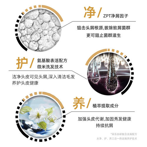 采乐去屑止痒洗发水男士控油蓬松洗头膏女士家庭装同康官方旗舰店 - 图3