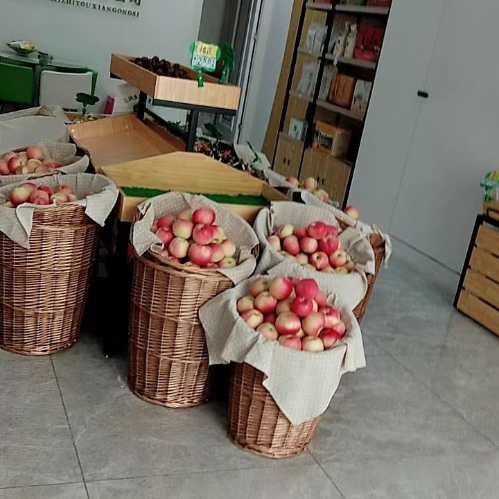 藤柳水果篮子水果收纳果蔬筐商超水果架子明档酒店蔬菜筐水果篮筐,淘宝优惠券,粉丝福利购,淘宝优惠卷