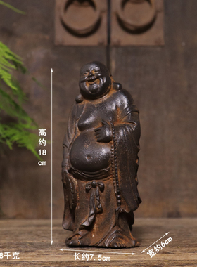 民俗摆件铁器人物复古