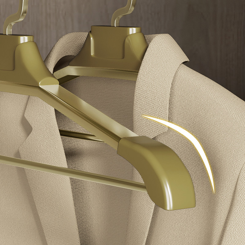 铝合金宽肩衣架衣柜西服专用无痕防滑不起包衣撑挂衣服晾衣架衣挂,淘宝优惠券,粉丝福利购,淘宝优惠卷