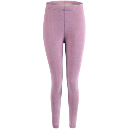 Бархатные флисовые удерживающие тепло штаны, зимнее цветное термобелье, увеличенная толщина, высокая талия