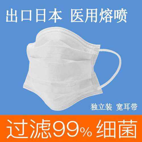 CSC双99熔喷独立装三层五层加厚防护男女口罩一次性无纺布防粉尘 - 图0