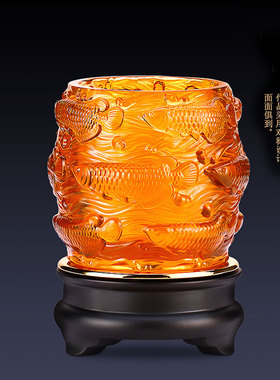 金龙鱼琉璃工艺礼品送老师生日