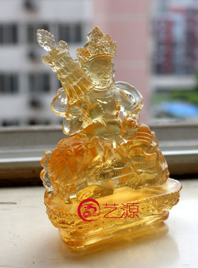 创意招财风水供奉结缘琉璃佛像