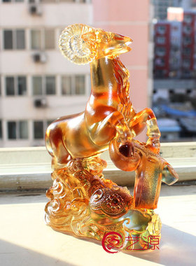 如意琉璃十二生肖装饰品朋友同事