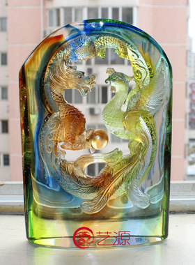 摆件高档朋友生日礼物琉璃工艺品