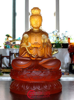 琉璃西方三圣观音菩萨结缘佛像