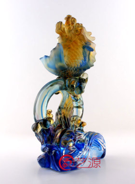 成龙琉璃招财开业生日祝寿礼品