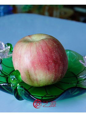 艺源 琉璃莲花和谐供盘供碟供碗果盘香盘香插佛堂佛具家居摆件
