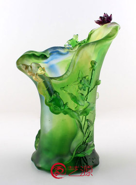 琉璃家居客厅朋友生日祝寿摆件