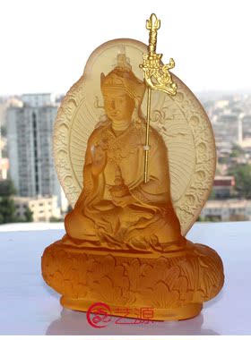 莲花生大士菩萨客厅卧室琉璃佛像