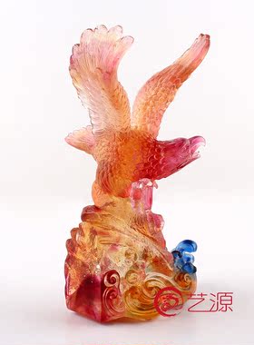 琉璃大展宏图摆件庆典送领导风水